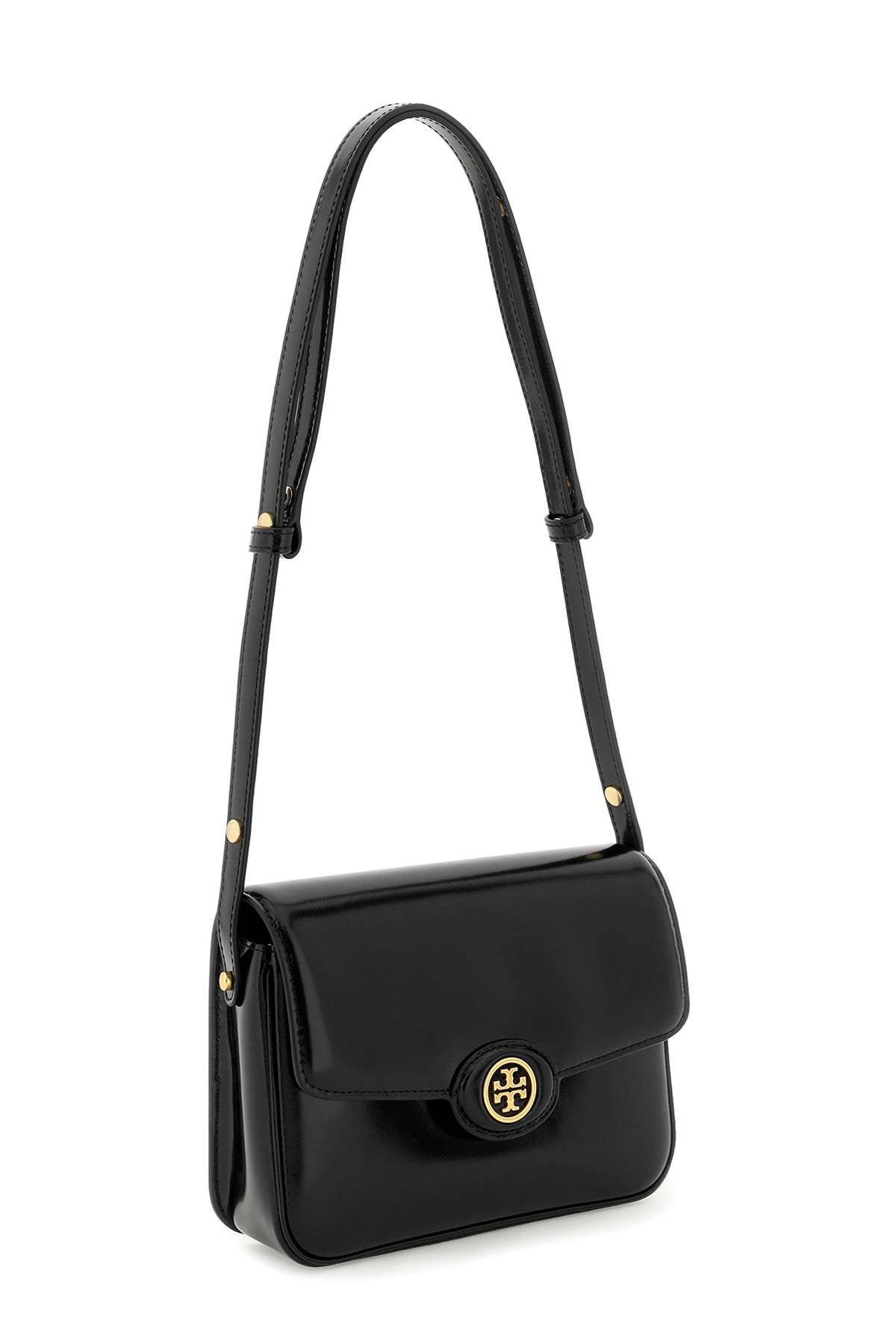 Tory Burch Robinson Shoulder Bag   Black