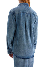 Isabel Marant Denim Talbot Button Up   Blue