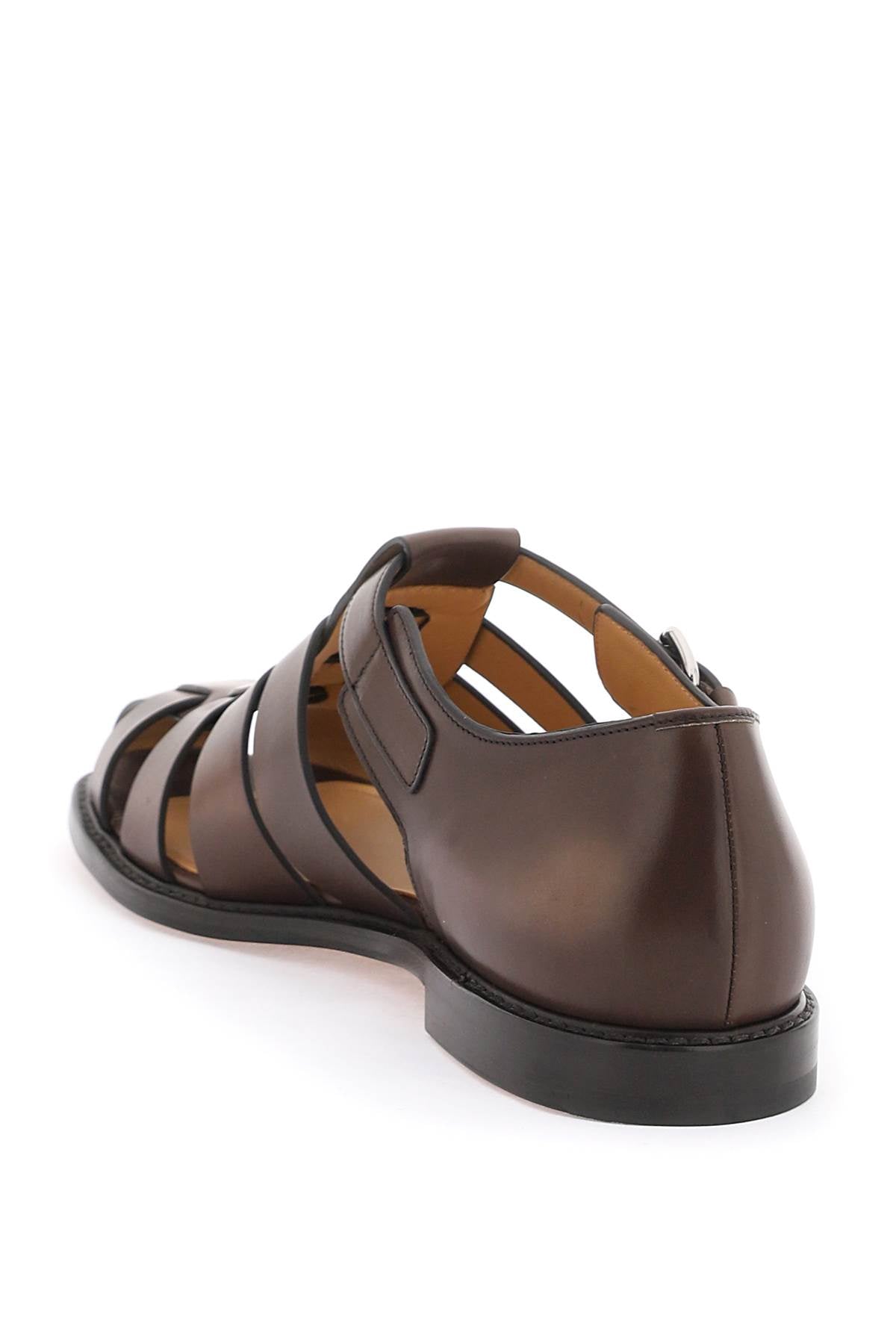 Church's Leather Fisherman Sandals   Brown