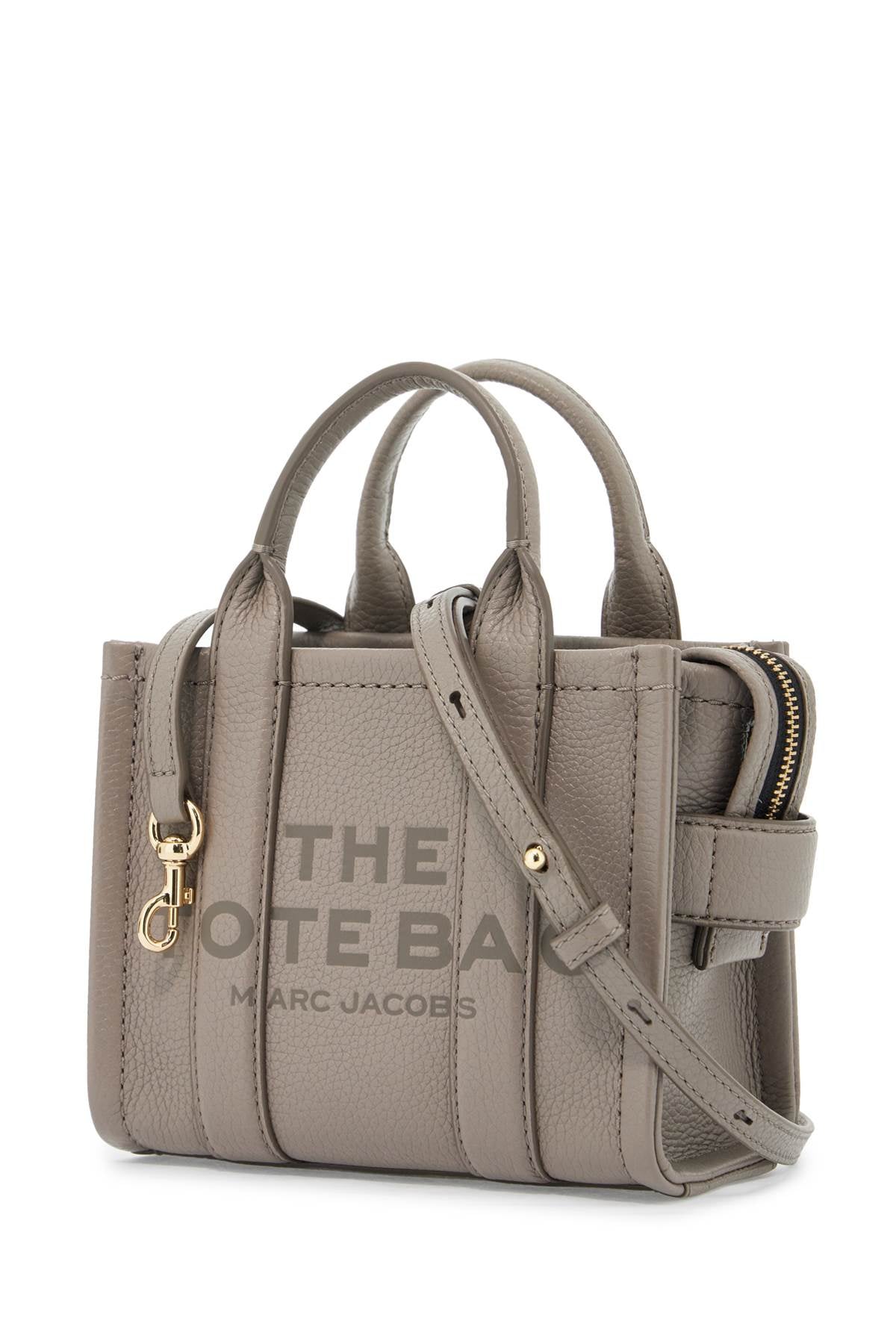 Marc Jacobs The Leather Mini Tote Bag   Neutral