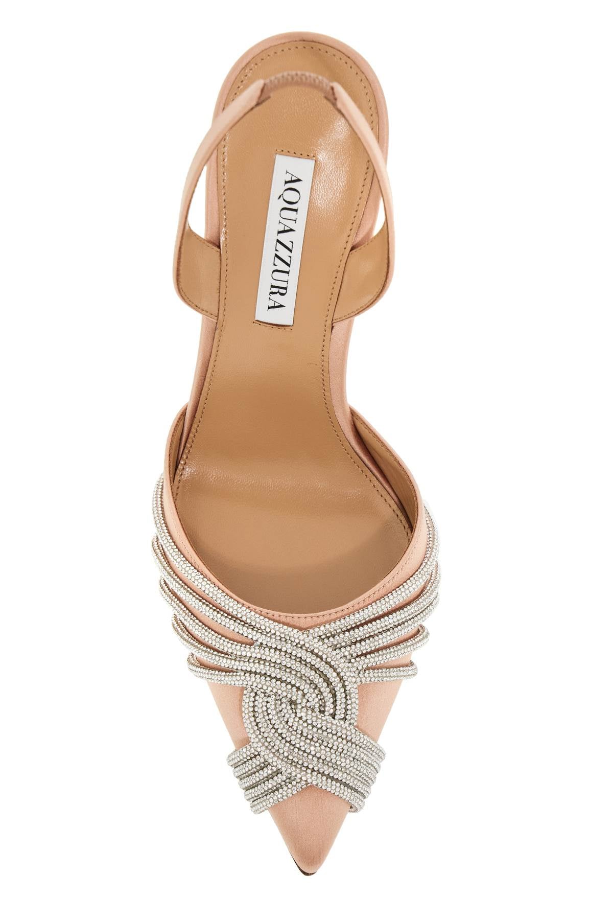 Aquazzura Gatsby Sling Pumps   Neutral