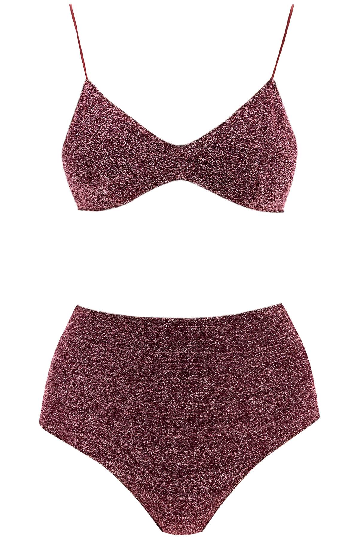 Oséree High Waisted Lumière Bikini Set   Purple