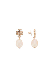 Tory Burch Kira Earring With Pearl   Gold