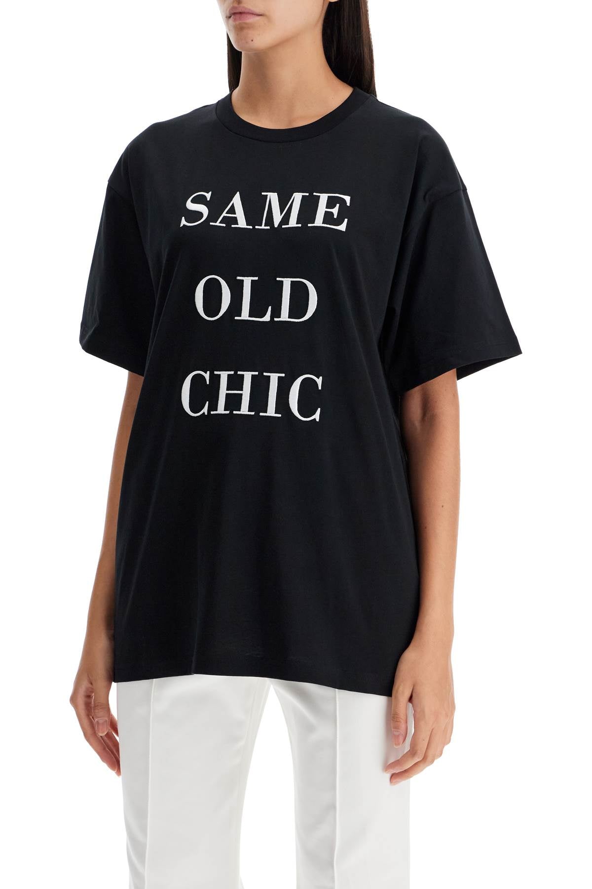 Moschino "oversized T Shirt With Same Old   Black