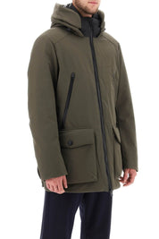 Woolrich Parka In Soft Shell   Green