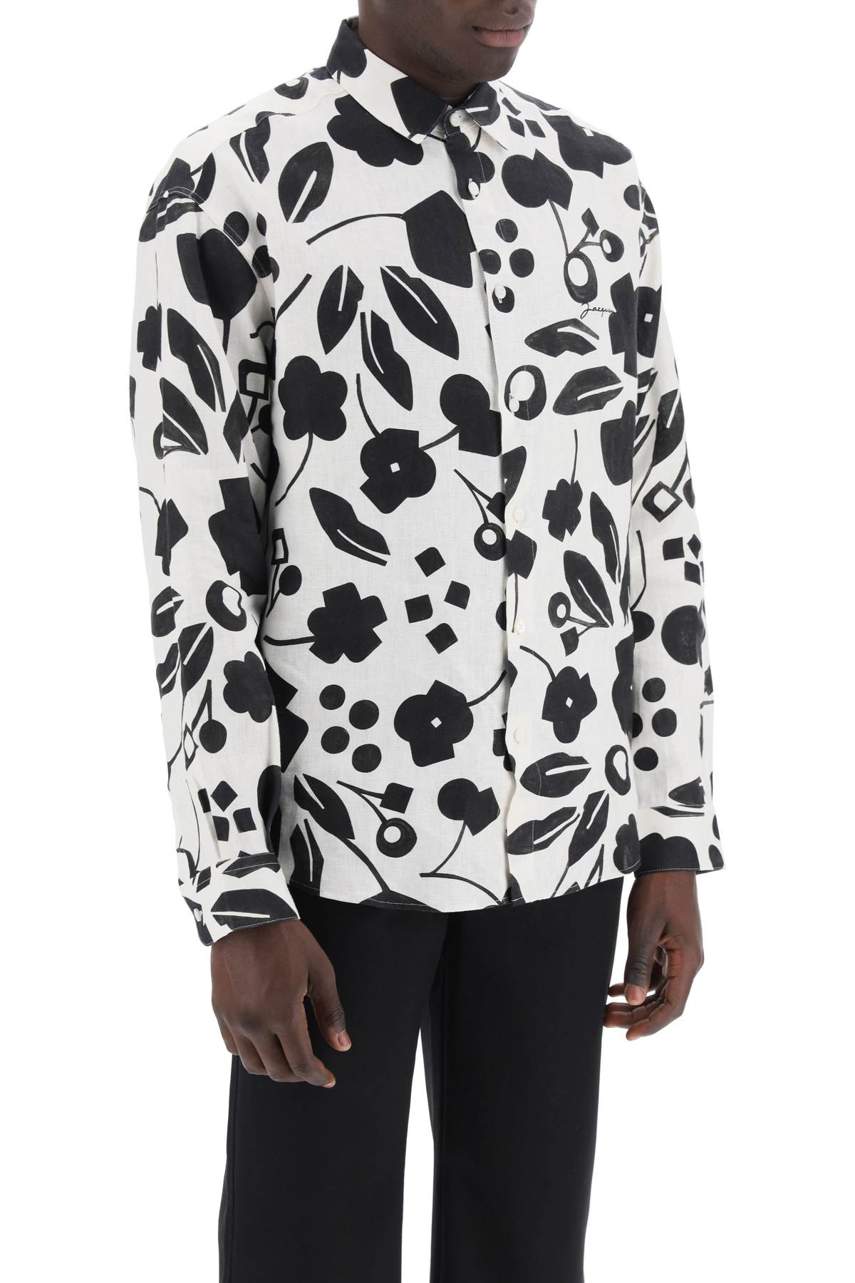 Jacquemus Floreale\N\Nlinen Shirt With   White