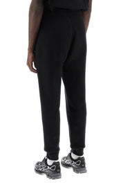 Maison Kitsune Replace With Double Quotesporty Pants With Handwriting   Black