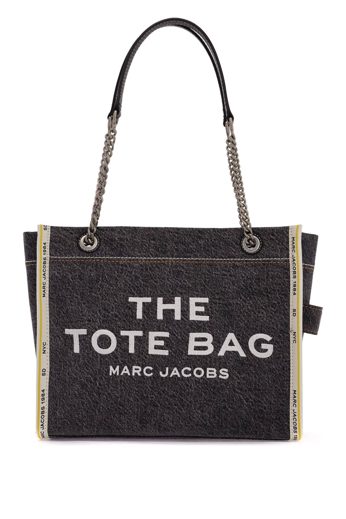 Marc Jacobs The Denim Chain Medium Tote Bag     Black