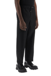 Oamc Pants With Elasticated Waistband   Black