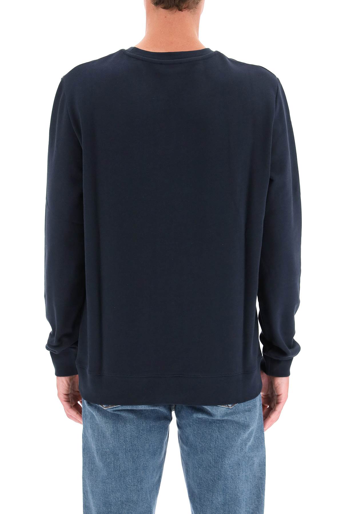 A.P.C. Flock V.P.C. Logo Sweatshirt   Blue