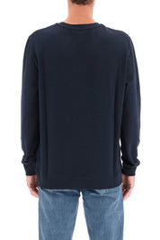 A.P.C. Flock V.P.C. Logo Sweatshirt   Blue