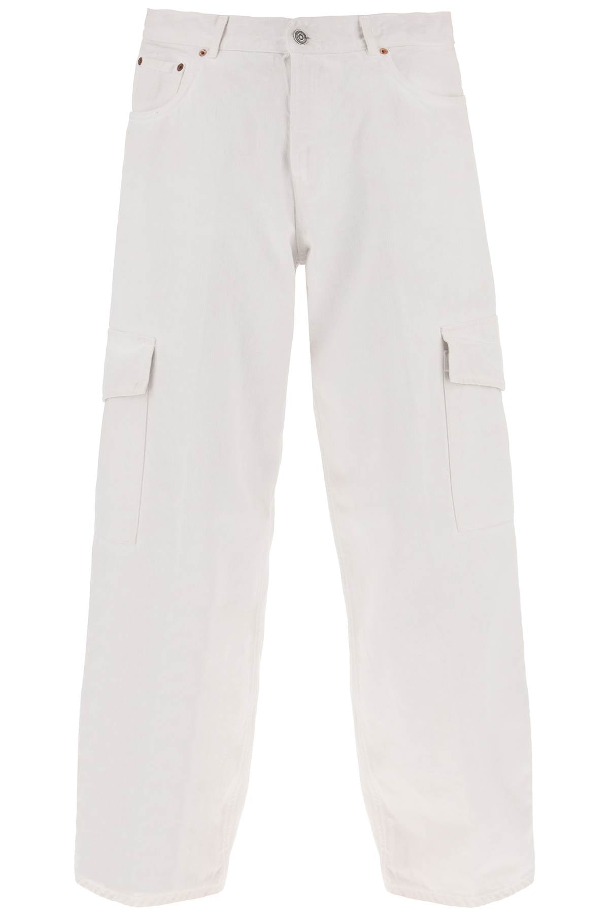 Haikure Bethany Cargo Jeans For   White