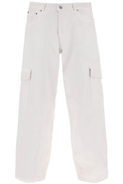 Haikure Bethany Cargo Jeans For   White