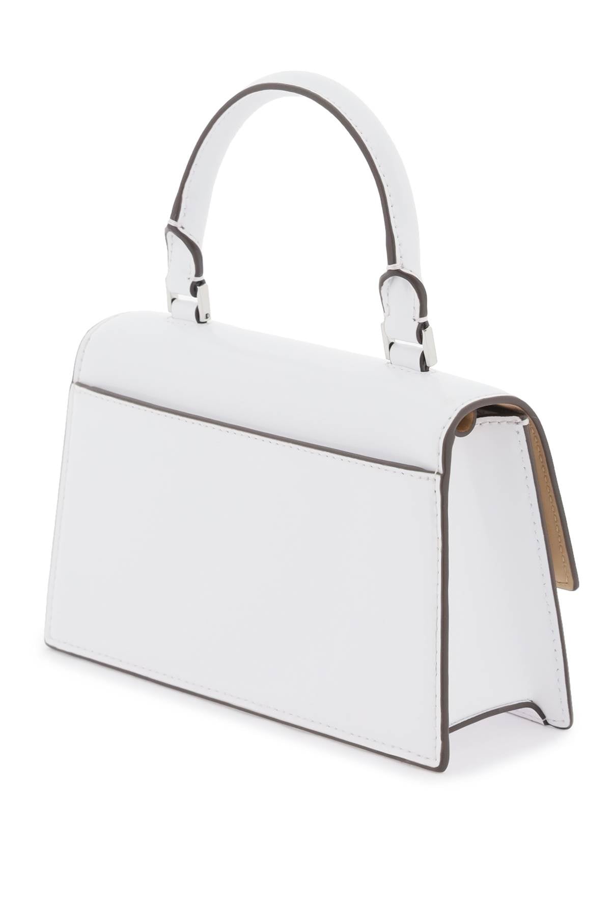 Tory Burch 'Bon Bon' Top Handle Mini Bag   White