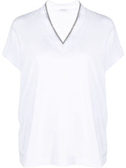 Brunello Cucinelli T-shirts and Polos White