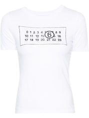 MM6 Maison Margiela T-shirts and Polos White