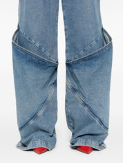 The Attico Jeans Clear Blue