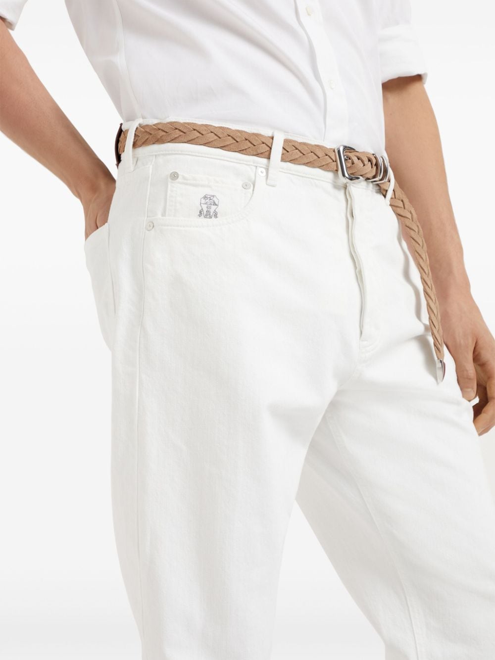 Brunello Cucinelli Jeans White