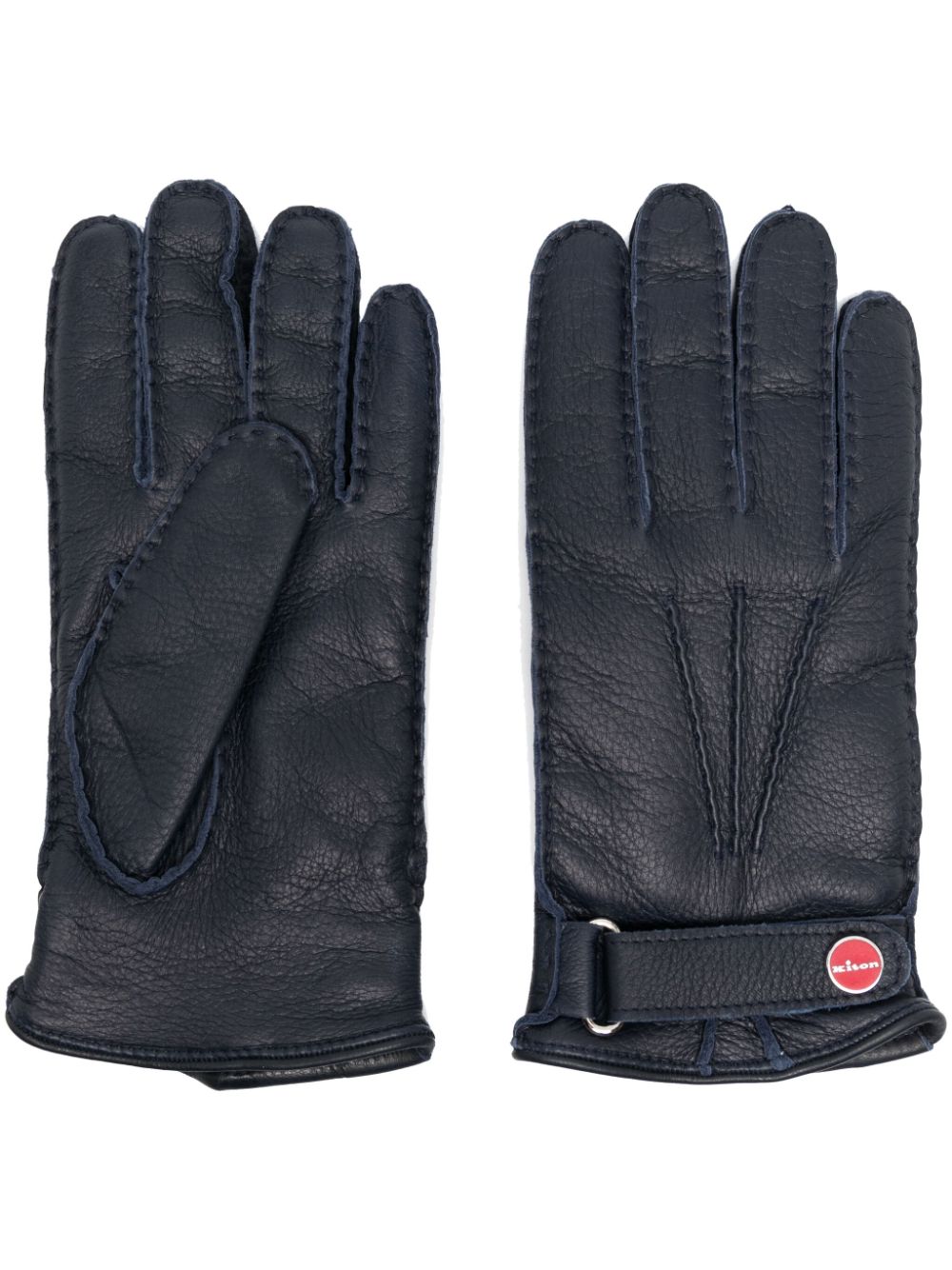 Kiton Gloves Blue