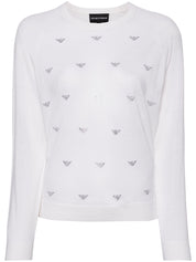 Emporio Armani Sweaters White