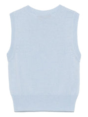 WILD CASHMERE Top Clear Blue