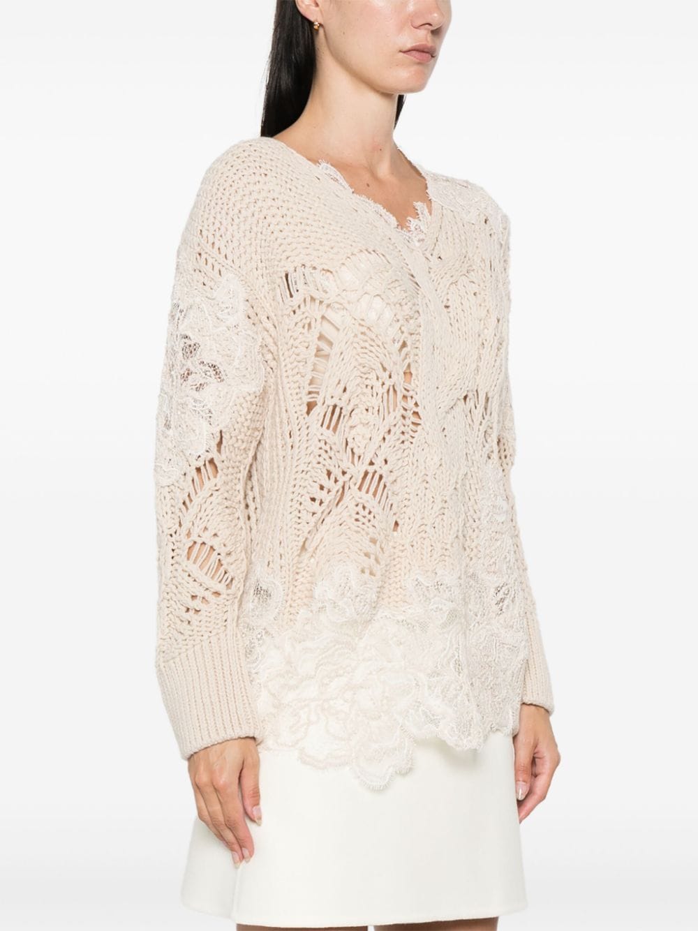 Ermanno Scervino Sweaters Beige