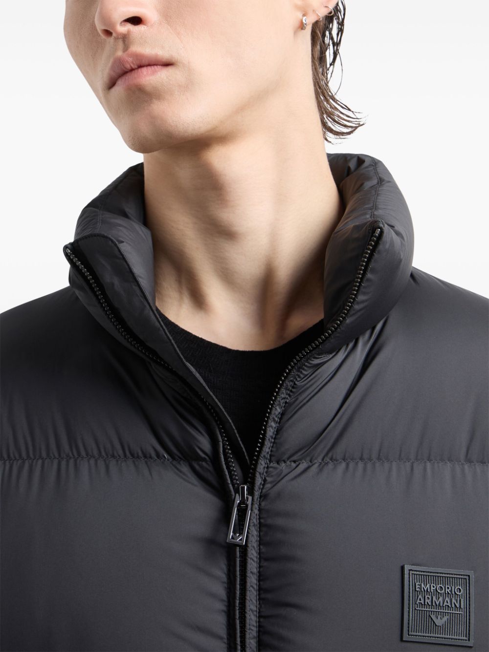 Emporio Armani Coats Black