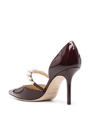 Jimmy Choo With Heel Bordeaux