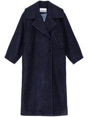 GANNI Coats Blue