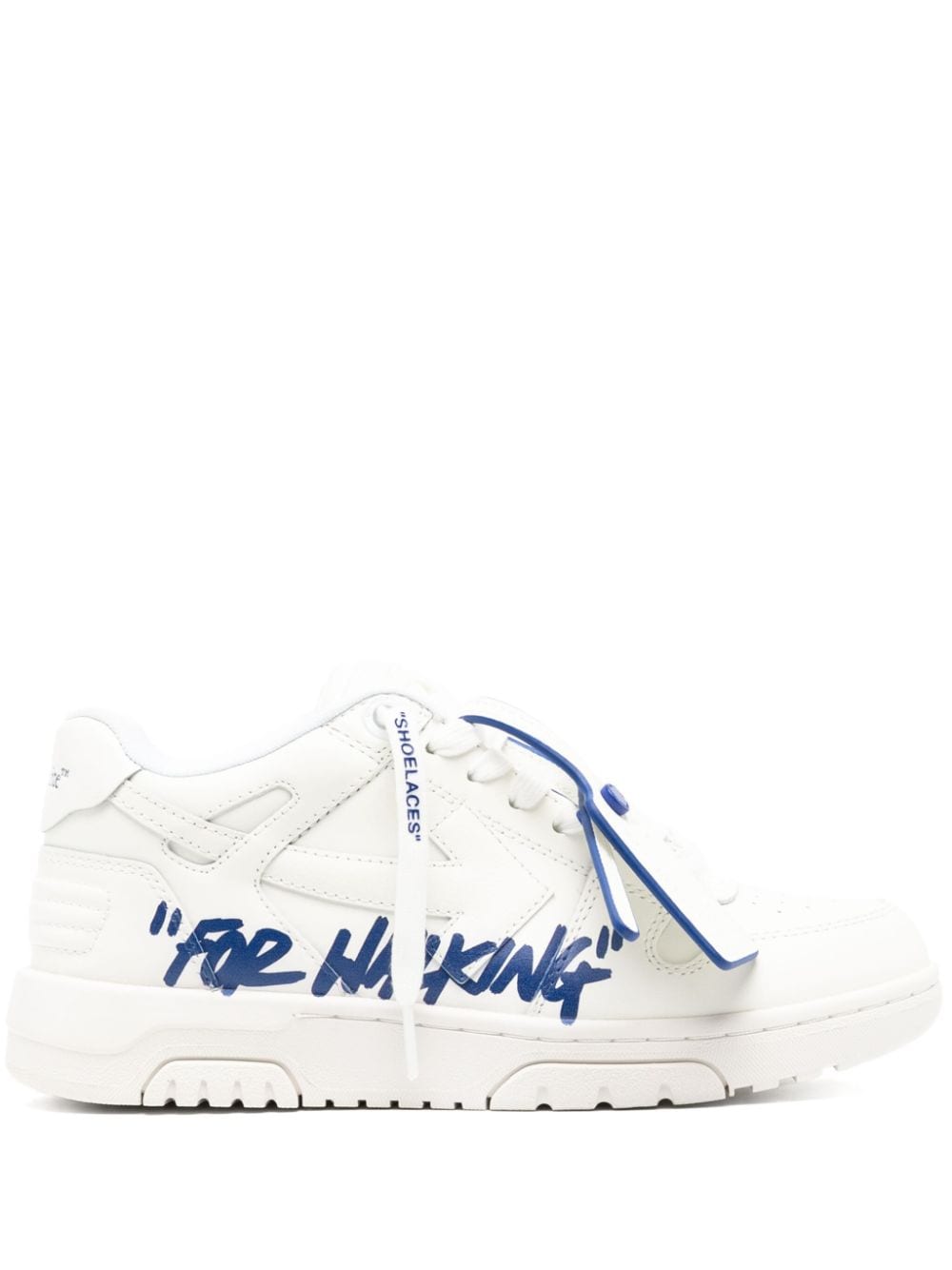 Off White Sneakers Clear Blue