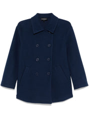 Emporio Armani Coats Blue