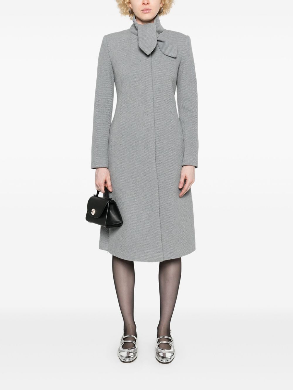 Emporio Armani Coats Grey