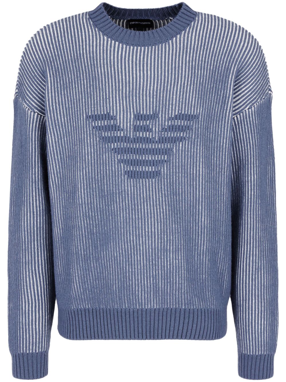 Emporio Armani Sweaters Clear Blue