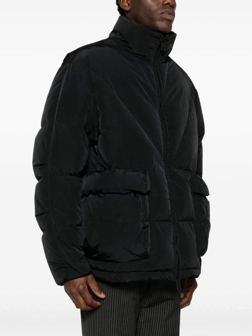 Emporio Armani Coats Black