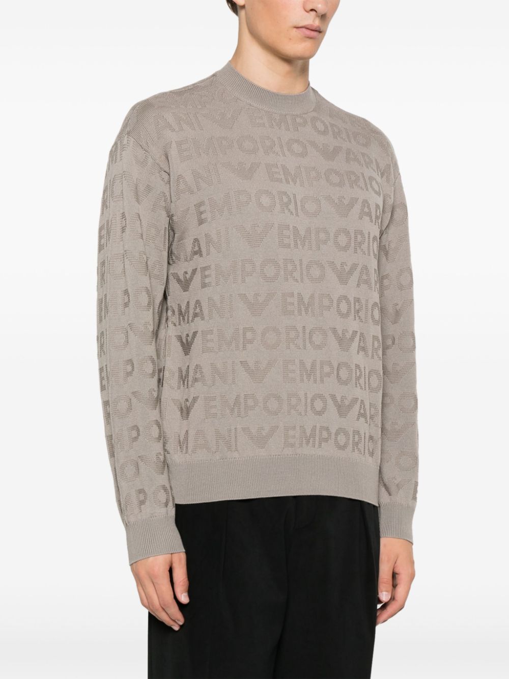 Emporio Armani Sweaters Dove Grey