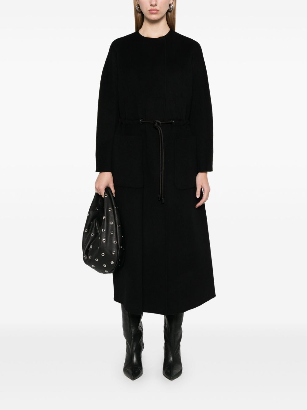 Emporio Armani Coats Black