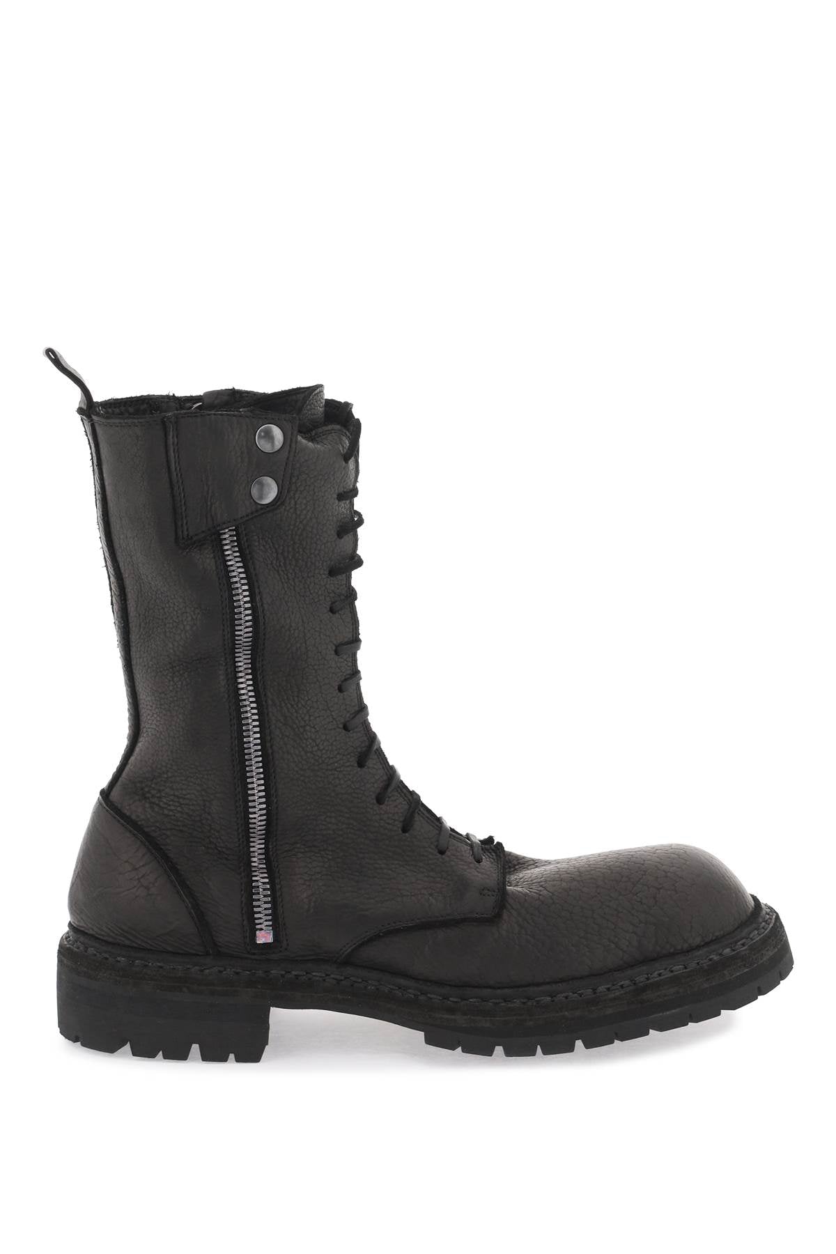 Guidi "hammered Leather E01   Black