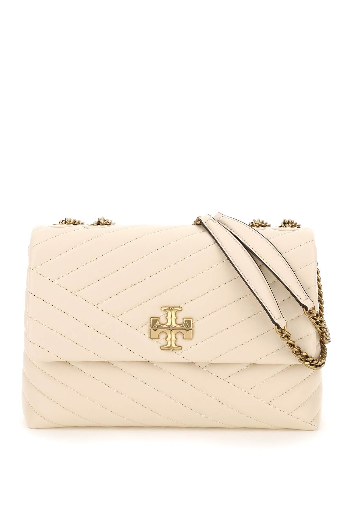 Tory Burch Kira Large Shoulder Bag   Beige