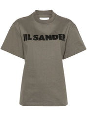 Jil Sander T Shirts And Polos   Kaki