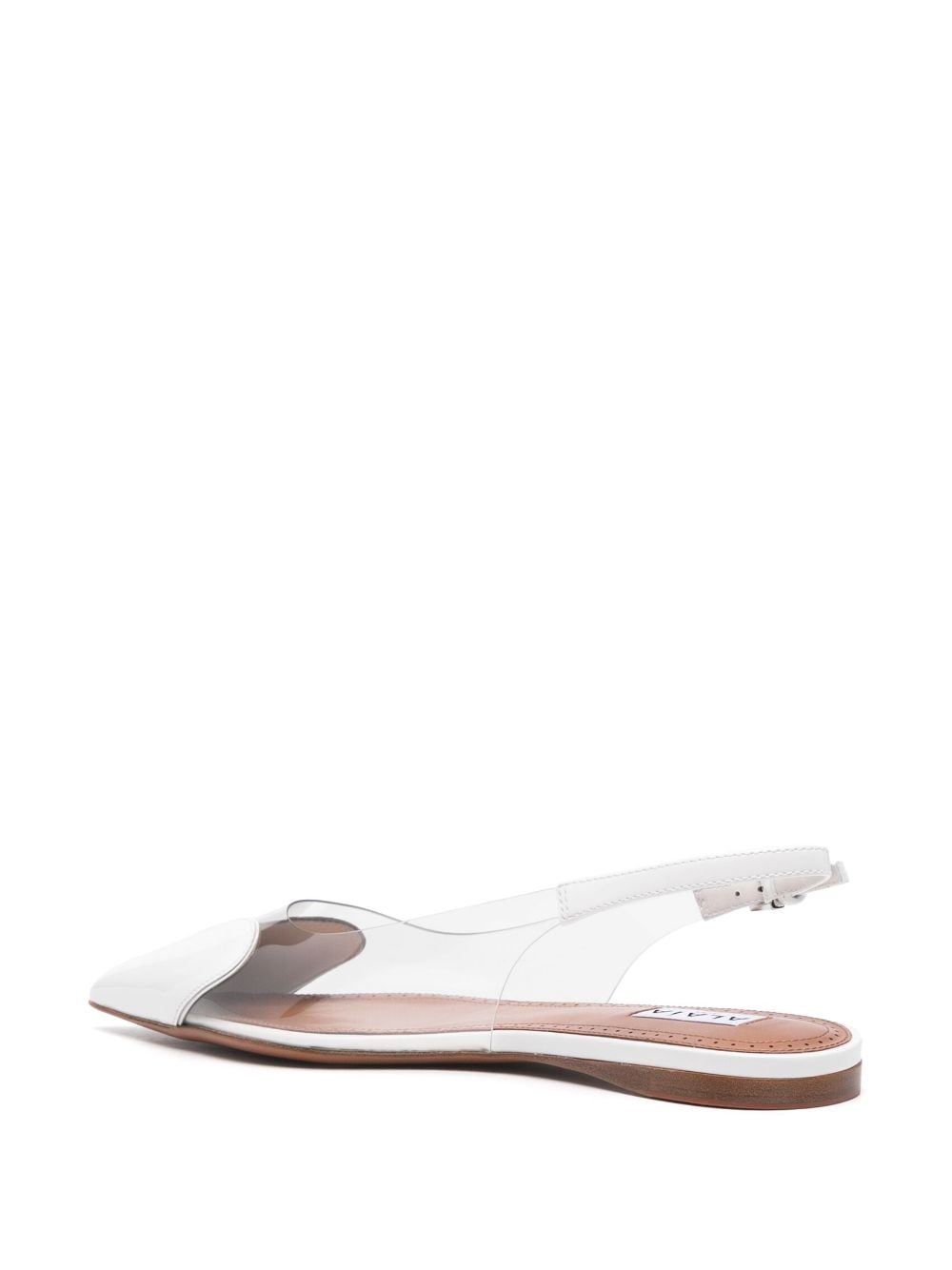 Alaia Flat Shoes White