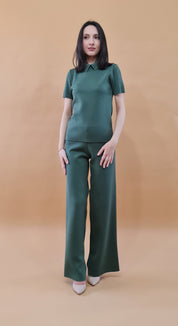 Silenzio Merino Wide-Leg Trousers