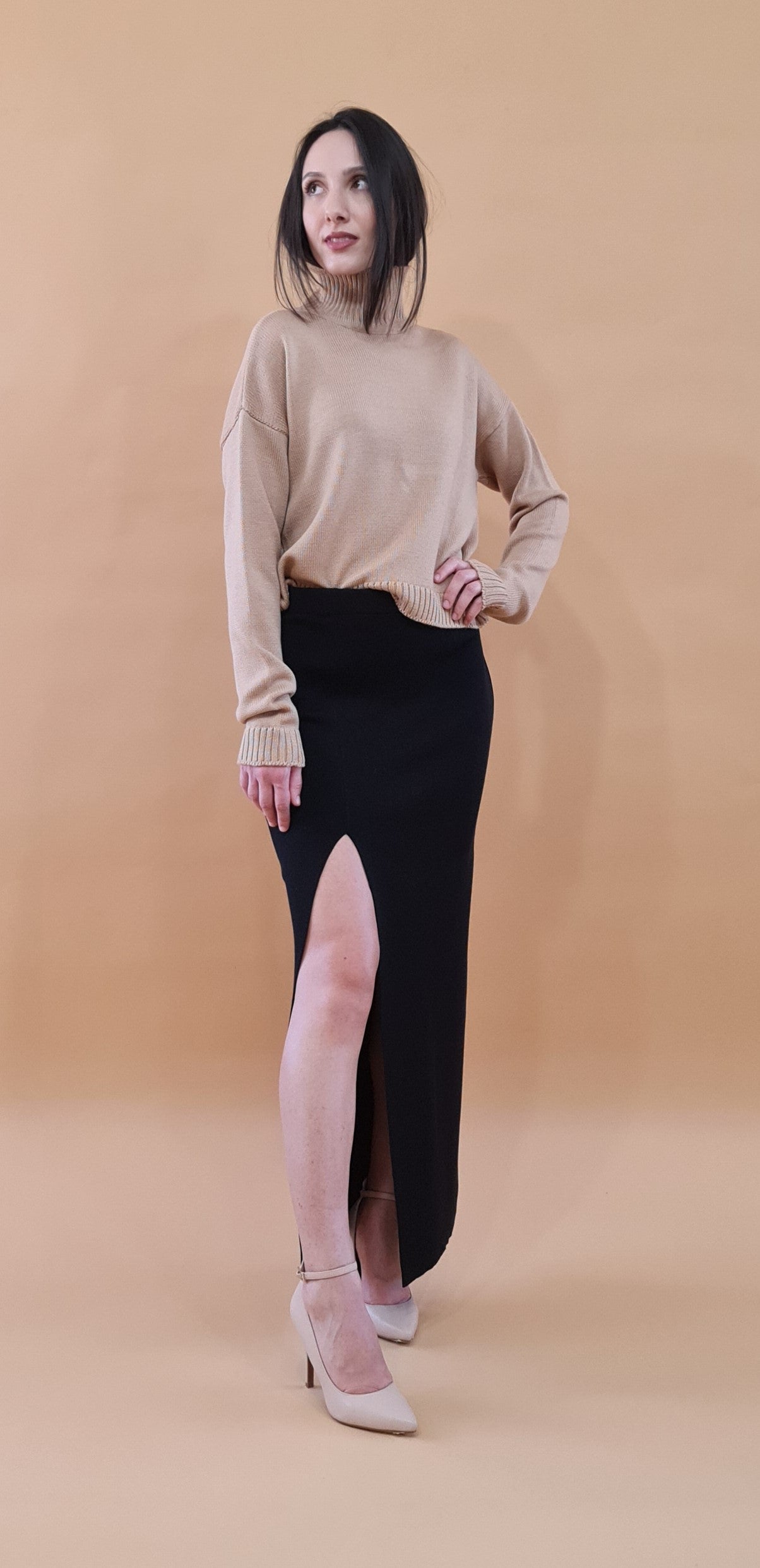 Silenzio Luxe Merino Turtleneck Sweater