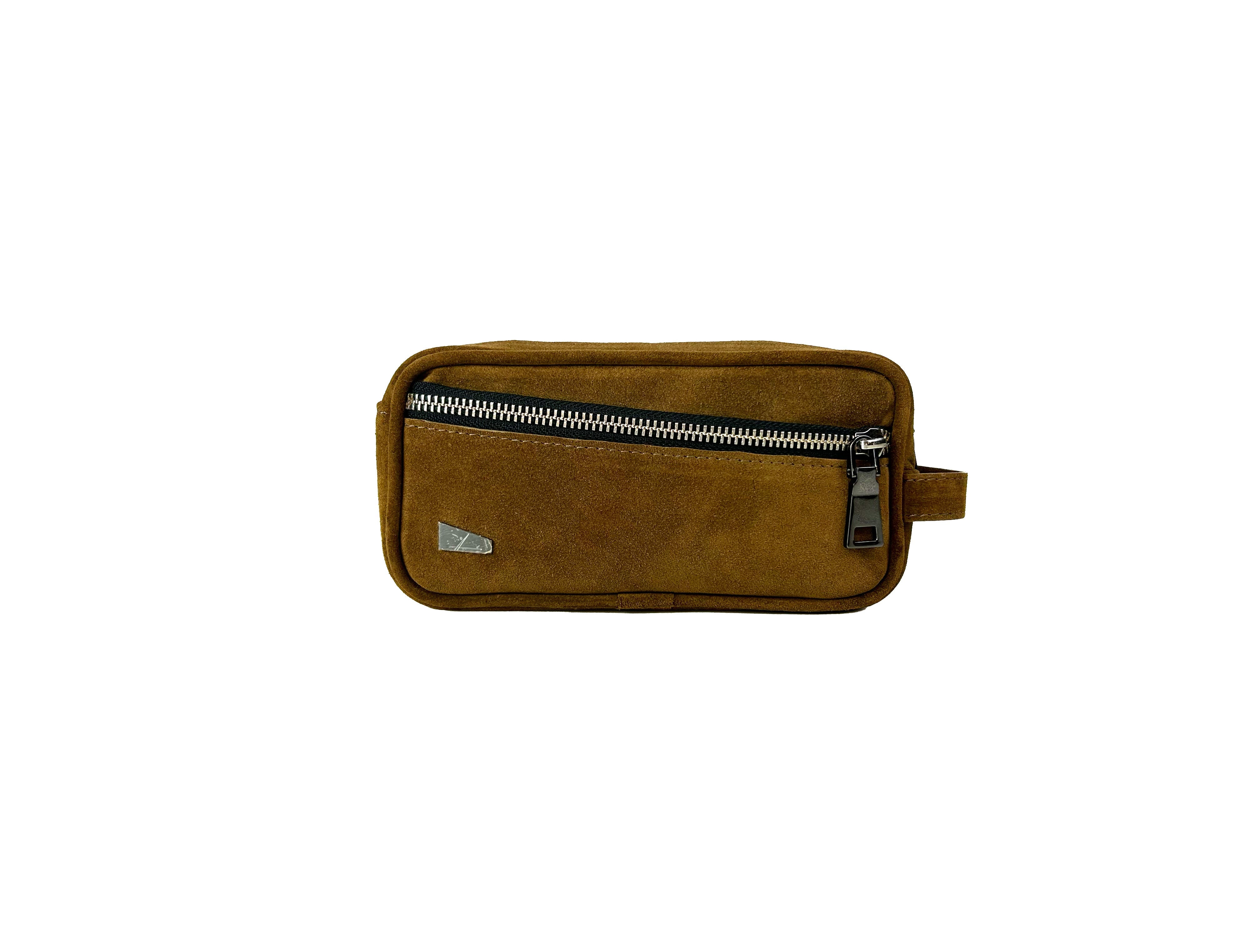 Alberto Olivero Nabuk Leather Zip Wallet