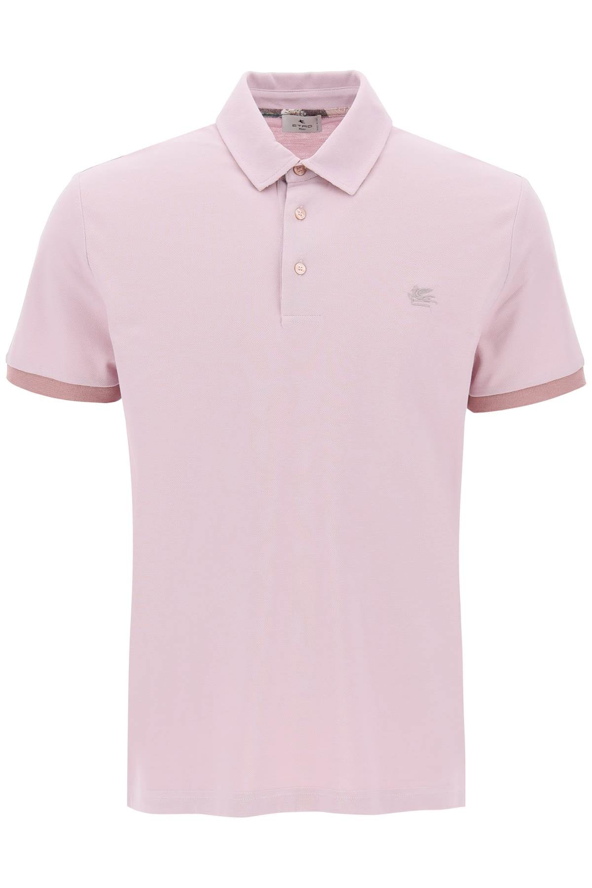 Etro Regular Fit Polo Shirt   Purple