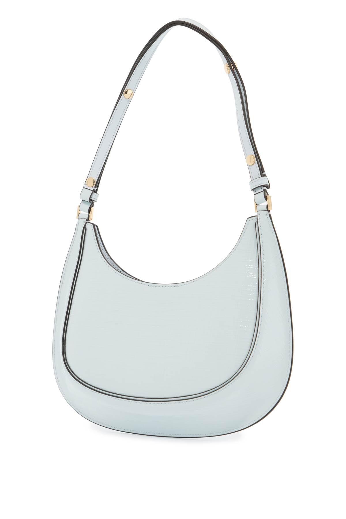 Tory Burch Robinson Half Moon Bag   Light Blue