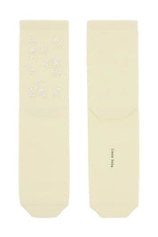 Simone Rocha Crystals Socks   White