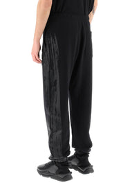 Y 3 Jogger Pants With Coated Detail   Black