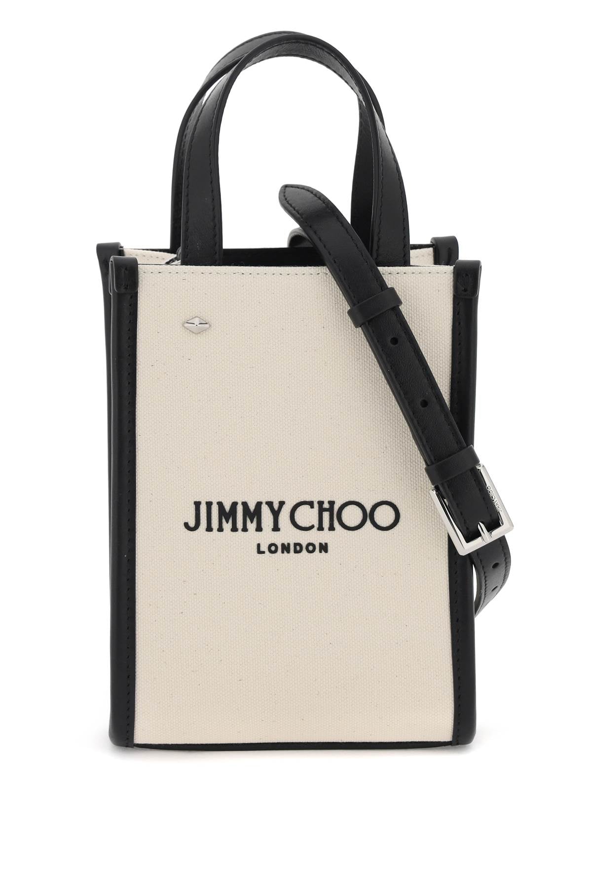 Jimmy Choo N/S Mini Tote Bag   Black