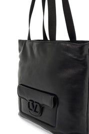 Valentino Garavani Noir Tote Bag   Black