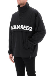 Dsquared2 Anorak With Logo Print   Black